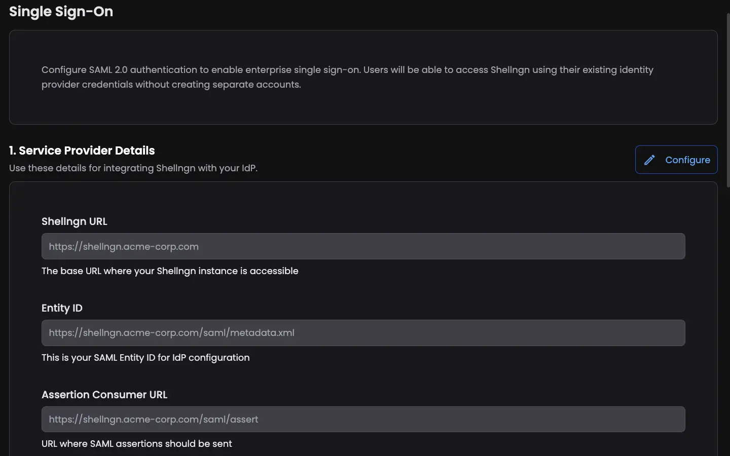 SSH client for teams - single sign-on enterprise integration